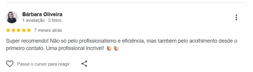 Avaliação de cliente 9